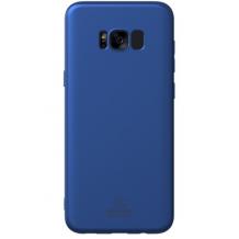 Луксозен силиконов калъф / гръб / TPU USAMS Merly Series за Samsung Galaxy S8 G950 - син