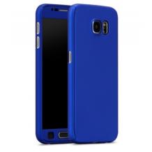 Твърд гръб Magic Skin 360° FULL за Samsung Galaxy S6 G920 - тъмно син