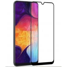 3D full cover Tempered glass screen protector Samsung Galaxy M20 / Извит стъклен скрийн протектор Samsung Galaxy M20 - черен