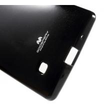 Луксозен силиконов калъф / кейс / TPU Mercury GOOSPERY Jelly Case за LG Magna / LG G4c - черен