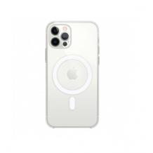 Силиконов калъф / гръб / Clear Case MagSafe за Apple iPhone 12 Pro Max 6.7" - Прозрачен