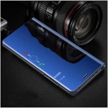 Луксозен калъф Clear View Cover с твърд гръб за Samsung Galaxy Note 10 N970 - син
