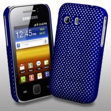 Заден предпазен капак Perforated Style за Samsung Galaxy Y S5360 - Син