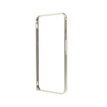 Луксозен метален бъмпер / Bumper за Apple iPhone 6 Plus 5.5" - златист