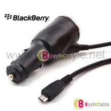 Оригинално Зарядно за кола BlackBerry 12V microUSB - за BlackBerry Bold 9700