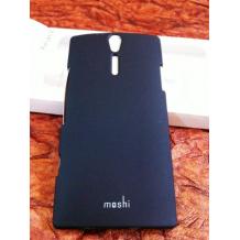 Заден предпазен капак Moshi за Sony Xperia S - Черен