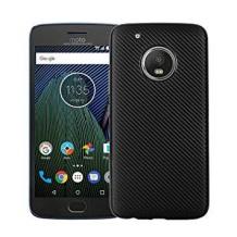 Силиконов калъф / гръб / TPU за Lenovo Moto G5S - черен / Carbon