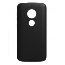 Силиконов калъф / гръб / TPU за Motorola Moto E5 - черен / мат