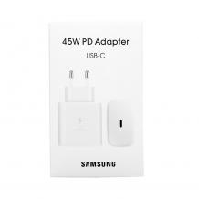 Оригинално зарядно / адаптер / HQ 220V за Samsung Super Fast Charging 45W / Type-C - бяло