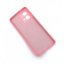 Силиконов калъф / кейс / за Motorola Moto G84 - розов гръб със защита за камерата