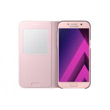 Оригинален калъф S-View Standing Cover EF-CA520PPEGWW за Samsung Galaxy A5 2017 A520 - розов