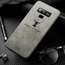 Луксозен гръб Deer за Samsung Galaxy Note 9 - сив