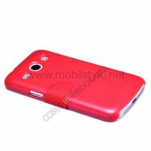 Луксозен кожен калъф Flip тефтер S-View Nillkin за Samsung Galaxy Core Plus G3500 - червен