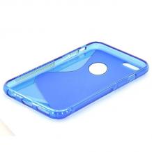 Силиконов калъф / гръб / TPU S-Line за Apple iPhone 6 4.7" - син