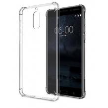 Удароустойчив силиконов калъф за Nokia 2.1 2018 - прозрачен