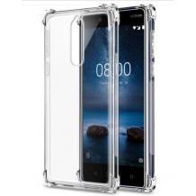 Удароустойчив силиконов калъф за Nokia 5.1 2018 - прозрачен