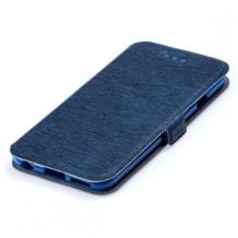 Кожен калъф Flip тефтер Flexi със стойка за Apple iPhone 11 6.1'' - тъмно син