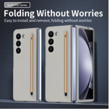 Луксозен калъф с твърд гръб Cover Case за Samsung Z Fold 7 - сив