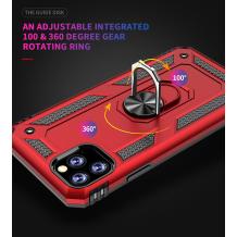 Силиконов гръб Spigen със стойка и магнитно захващане за Apple iPhone 11 6.1'' - червен