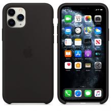 Оригинален гръб Silicone Cover за Apple iPhone 11 Pro Max 6.5" - черен