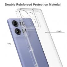 Силиконов калъф / гръб / TPU кейс за Motorola Moto Edge 50 Neo - прозрачен гръб със защита за камерата