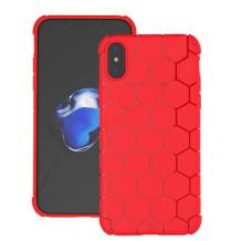 Луксозен силиконов калъф / гръб / TPU TOTU Design Nest Series за Apple iPhone X - червен