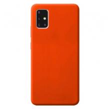 Луксозен силиконов калъф / гръб / Nano TPU за Samsung Galaxy S20 - оранжев