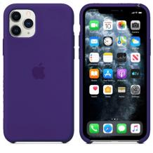 Оригинален гръб Silicone Cover за Apple iPhone 12 /12 Pro 6.1'' - лилав