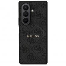 Оригинален калъф / гръб / GUESS 4G Ring Classic Logo с безжично зареждане MagSafe кейс за Samsung Galaxy Z Fold 7 - черен