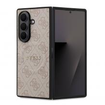 Оригинален калъф / гръб / Guess 4G Ring Classic Logo MagSafe с безжично зареждане Samsung Galaxy Z Flip 7 - Розов