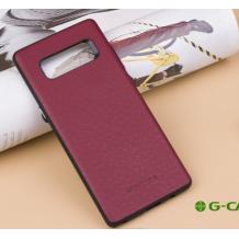 Луксозен кожен гръб G-Case Duke Series за Samsung Galaxy Note 8 N950 - червен
