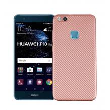 Луксозен силиконов калъф / гръб / TPU за Huawei P10 Lite - Rose Gold / carbon