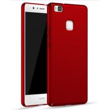 Луксозен твърд гръб за Huawei P9 Lite - червен