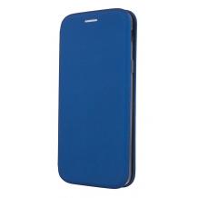 Луксозен кожен калъф Flip тефтер със стойка VIVA Smart Case за Samsung Galaxy A7 2018 A750F - син