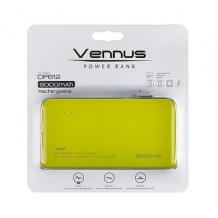 Универсална външна батерия Vennus / Universal Power Bank Vennus / Micro USB Data Cable 8000mAh - зелена