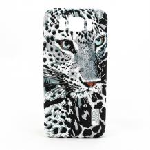Силиконов калъф / гръб / TPU за Samsung Galaxy S8 G950 - сив леопард