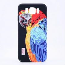 Силиконов калъф / гръб / TPU за Samsung Galaxy S8 Plus G955 - папагал / цветен