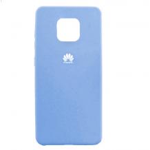 Оригинален гръб Silicone Cover за Huawei Mate 20 Pro - син