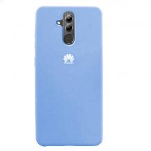 Оригинален гръб Silicone Cover за Huawei Mate 20 Lite - син