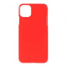 Луксозен силиконов калъф / гръб / TPU NORDIC Jelly Case за Apple iPhone 11 - червен