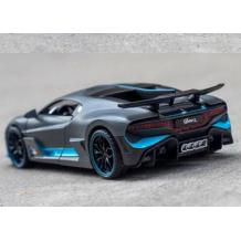 Метална кола с отварящи се врати капаци светлини и звуци Bugatti DIVO 1:32