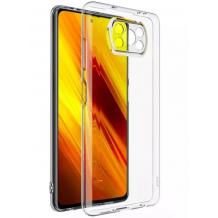 Силиконов калъф / гръб / TPU NORDIC Jelly Case за Xiaomi Poco X3 - прозрачен