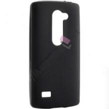 Силиконов калъф / гръб / TPU за LG K8 - черен / мат