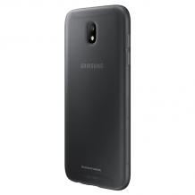 Оригинален гръб JELLY Cover EF-AJ730TBEGWW за Samsung Galaxy J7 2017 J730 - черен