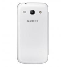 Оригинален калъф Flip Cover / EF-FG350NWEGWW за Samsung Galaxy Core Plus G3500 - бял