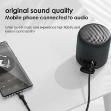 AUX Кабел Phone Planet PP-AUXC-120-BK USB Type-C към 3.5 мм