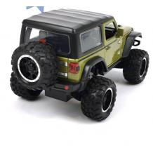 Метален джип с отварящи се врати капаци светлини и звуци Jeep Wrangler Rubicon 1:32