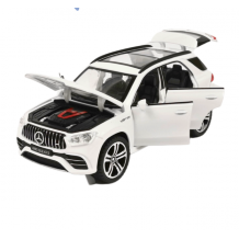 Метална кола Mercedes GLE AMG 63 S с отварящи се врати капаци светлини и звуци 1:32