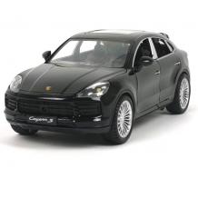 Метална кола с отварящи се врати капаци светлини и звуци Porsche Cayenne 1:24