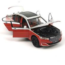 Метална кола с отварящи се врати капаци светлини и звуци BMW 760 XDrive 1:24